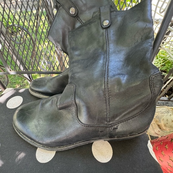 Kate Preston “Jessie” soft leather fur lined mid calf boots 9.5​ - Picture 4 of 11